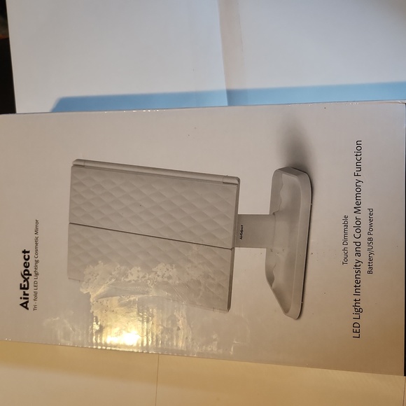 AirExpectal Makeup Mirror Vanity Mirror with Lights - 72 LED Trifold Mirror 3 Co - Picture 2 of 3